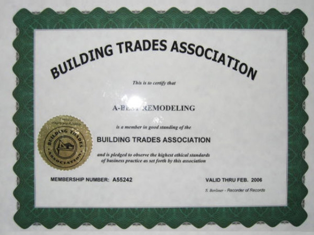 Building Trades Association