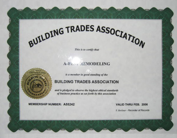 Building Trades Association